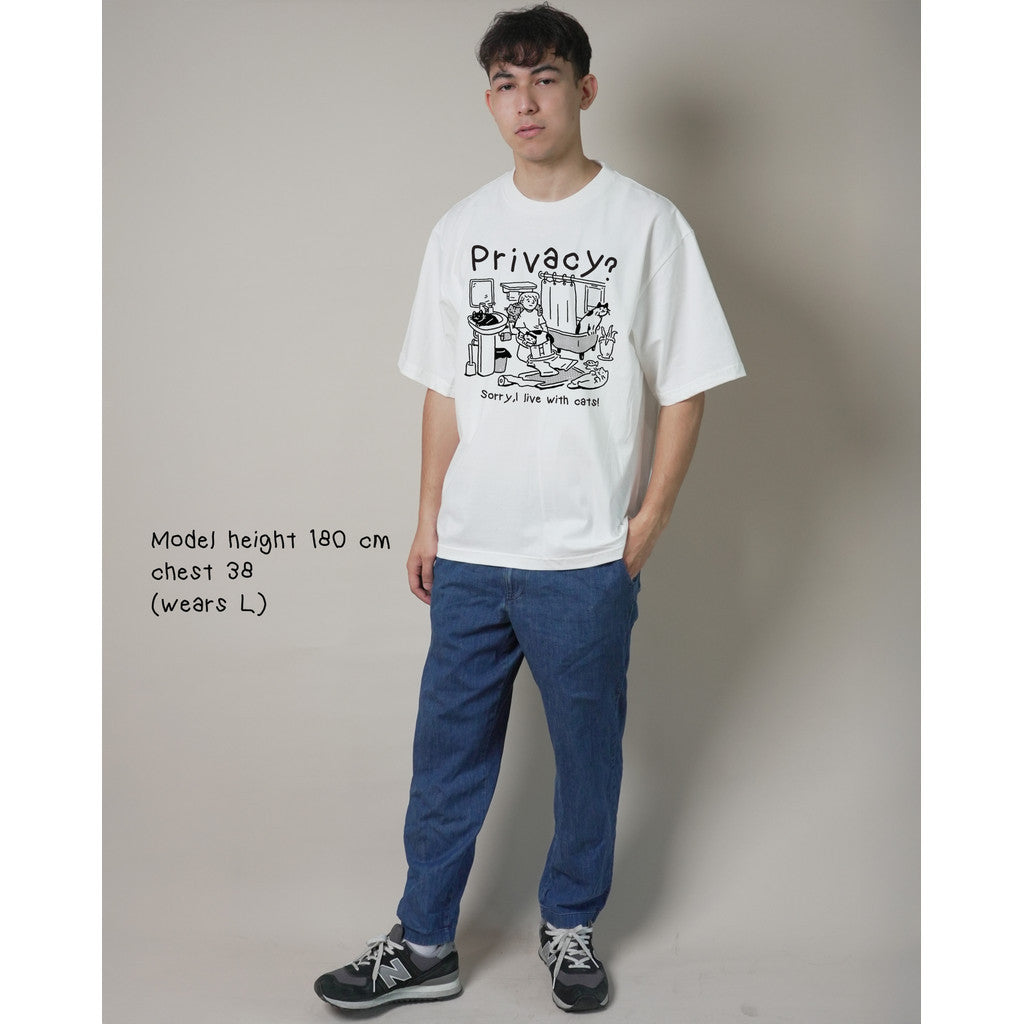 Strayandcool "Privacy ?" Oversized T-shirt