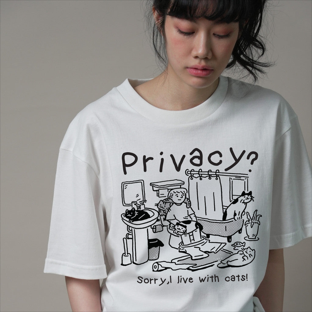 Strayandcool "Privacy ?" Oversized T-shirt
