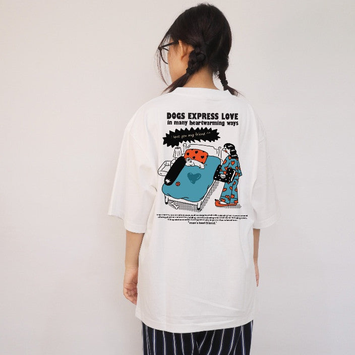 Strayandcool "Yes, I am a dog person" Oversized T-shirt
