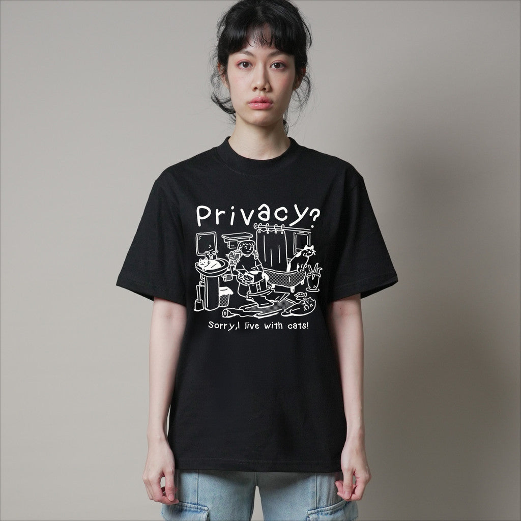 Strayandcool "Privacy ?" Oversized T-shirt