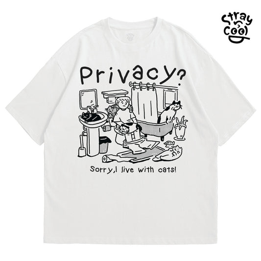Strayandcool "Privacy ?" Oversized T-shirt