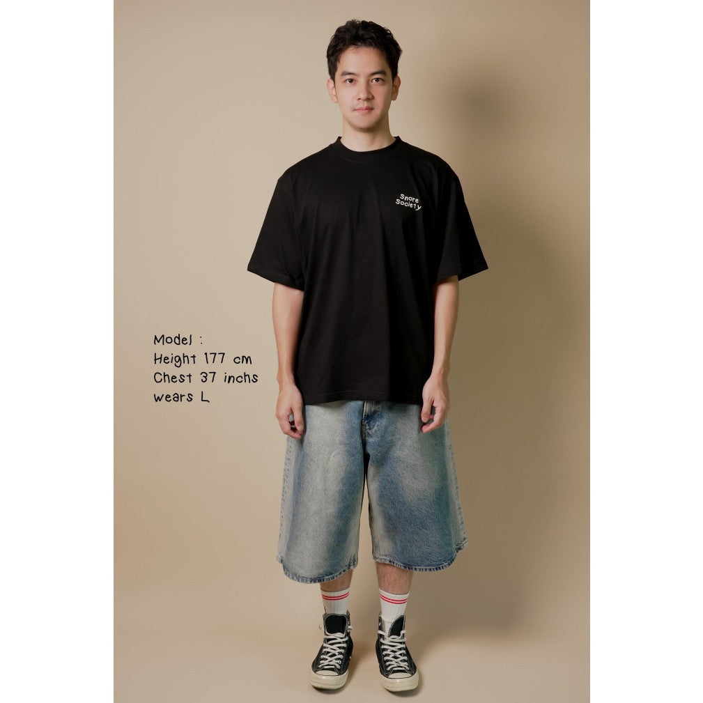 Strayandcool "Snore Society" Oversized T-shirt