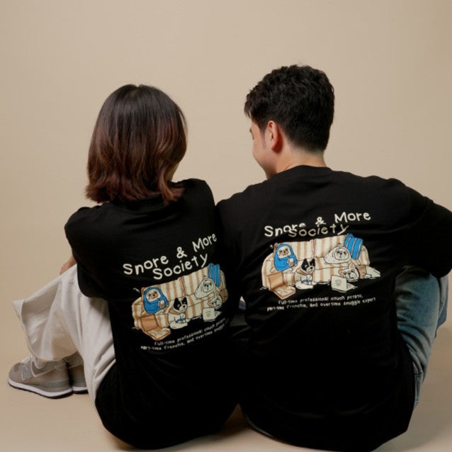 Strayandcool "Snore Society" Oversized T-shirt
