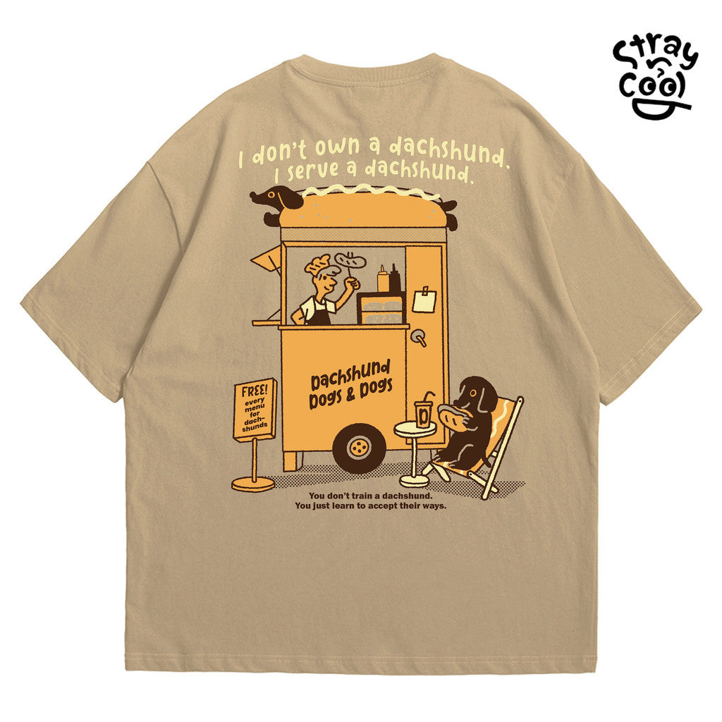 Strayandcool "Dachshund Club" Oversized T-shirt