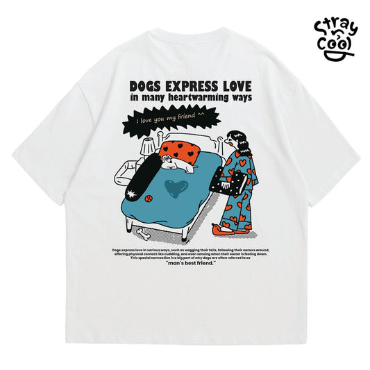 Strayandcool "Yes, I am a dog person" Oversized T-shirt