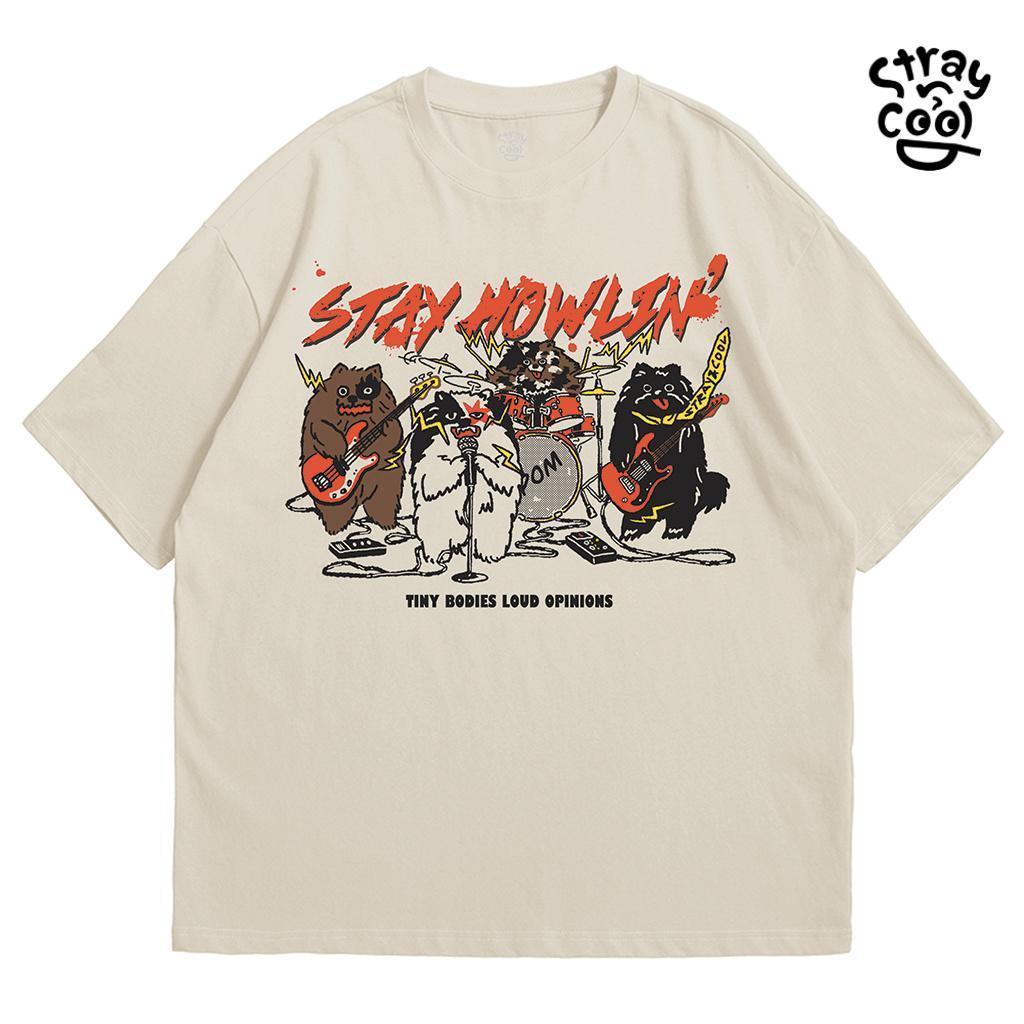 Strayandcool "Stay Howlin" Oversized T-shirt