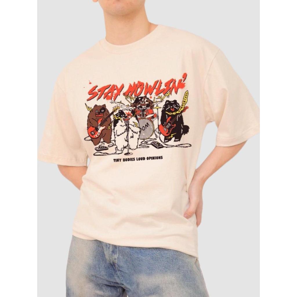 Strayandcool "Stay Howlin" Oversized T-shirt