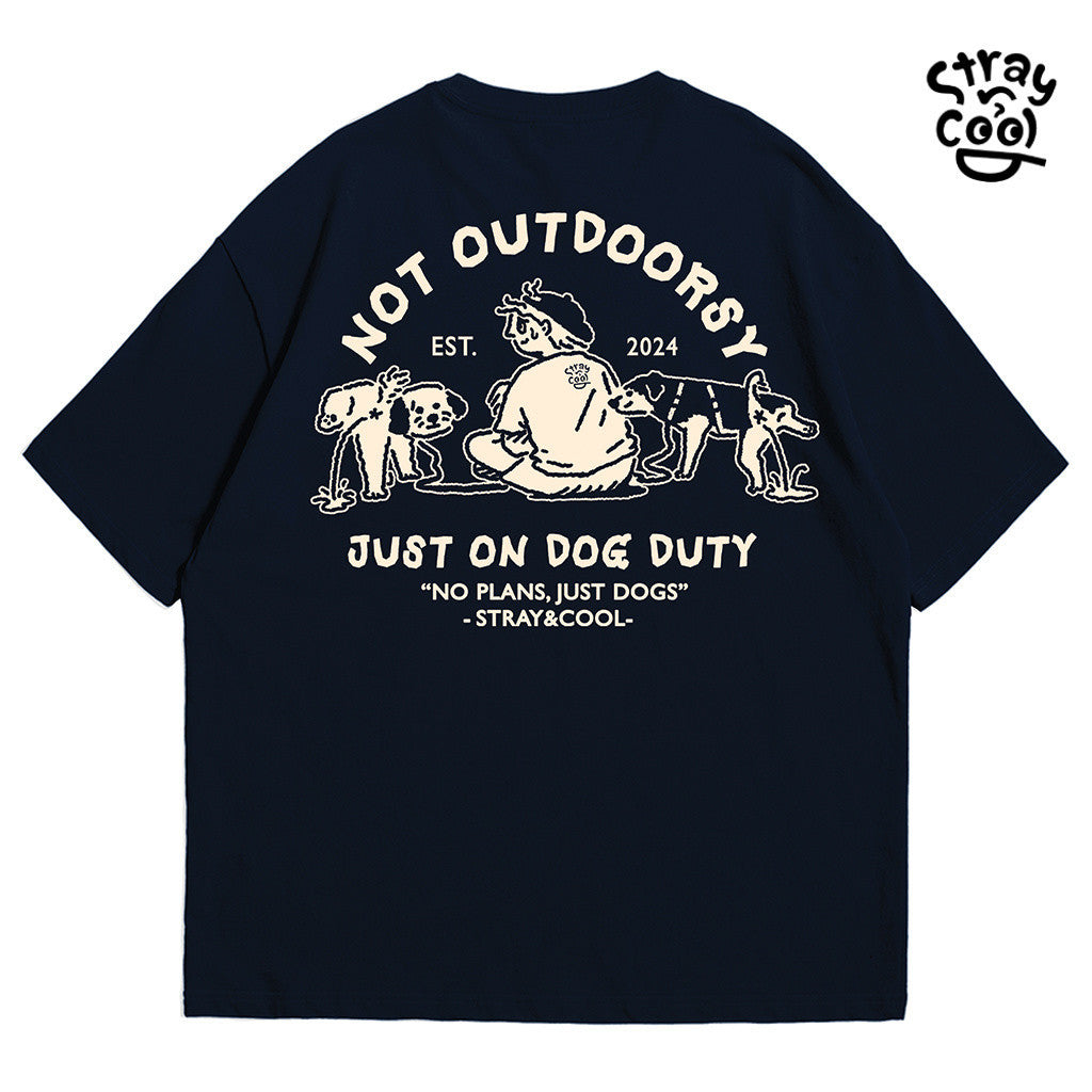 Strayandcool "Not Outdoorsy" Oversized T-shirt
