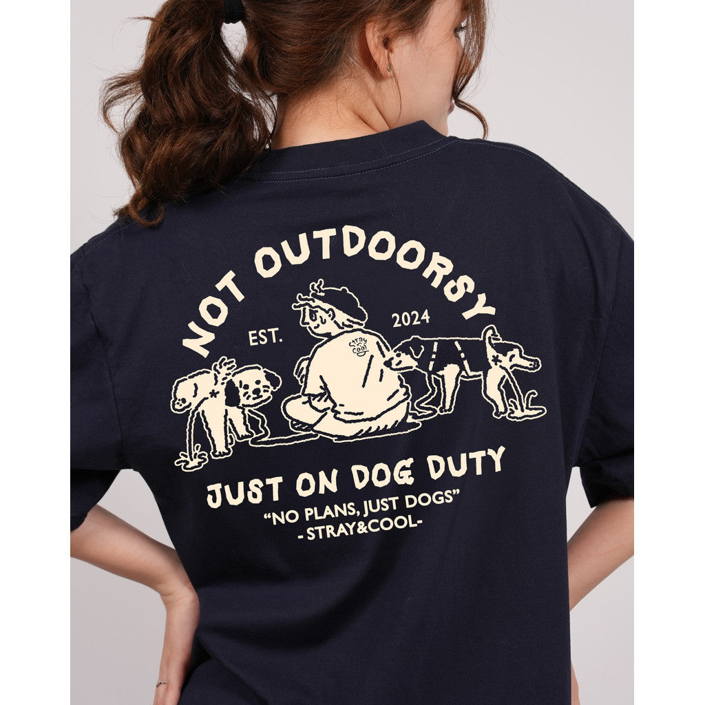 Strayandcool "Not Outdoorsy" Oversized T-shirt