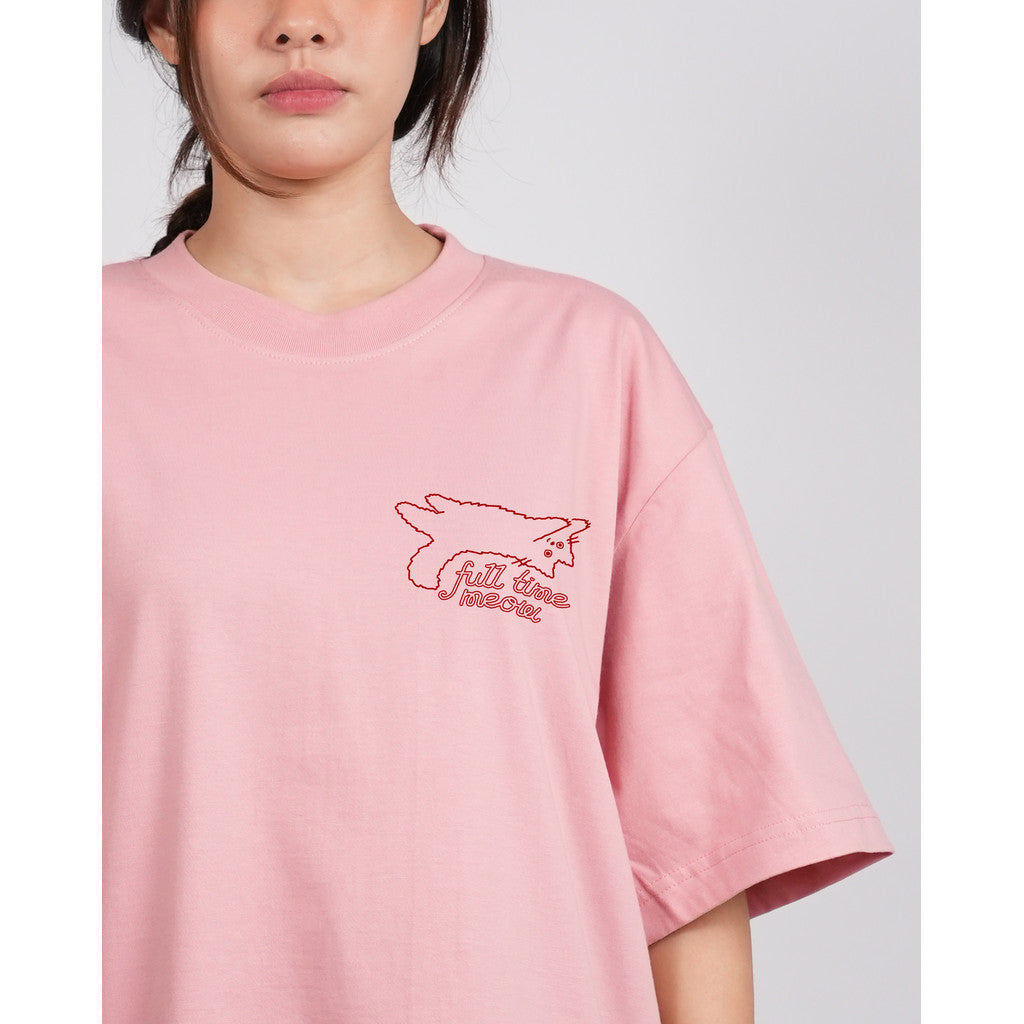 Strayandcool "Full time Meow" Oversized T-shirt