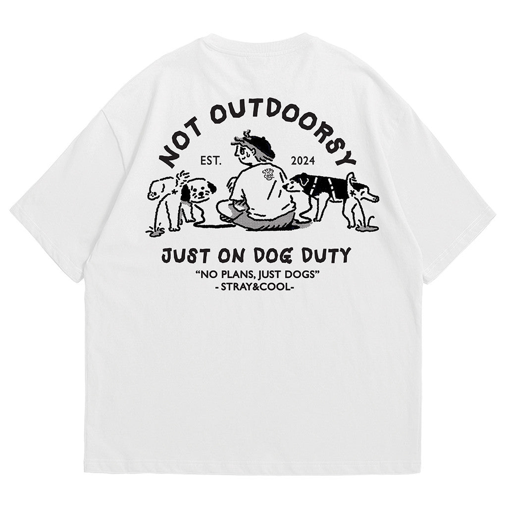 Strayandcool "Not Outdoorsy" Oversized T-shirt