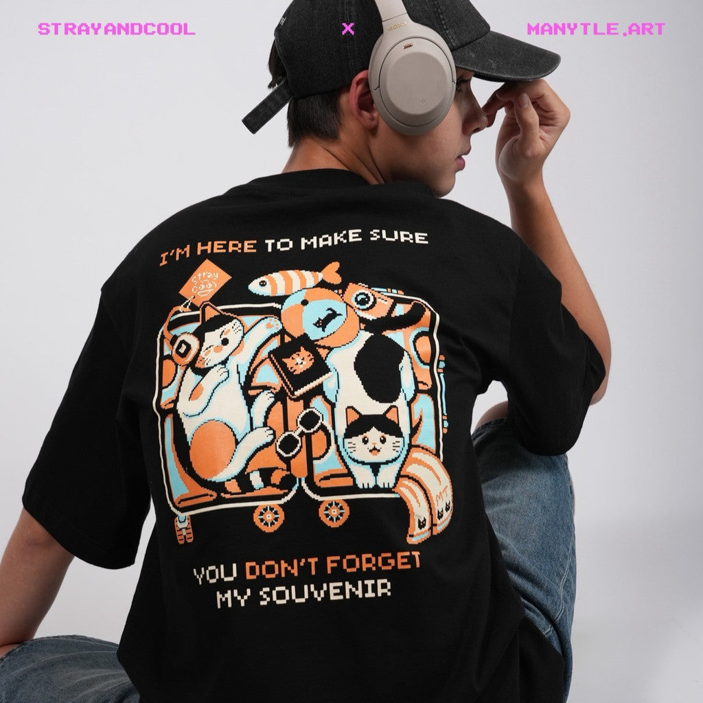 Strayandcool "Souvenir Please" Oversized T-shirt