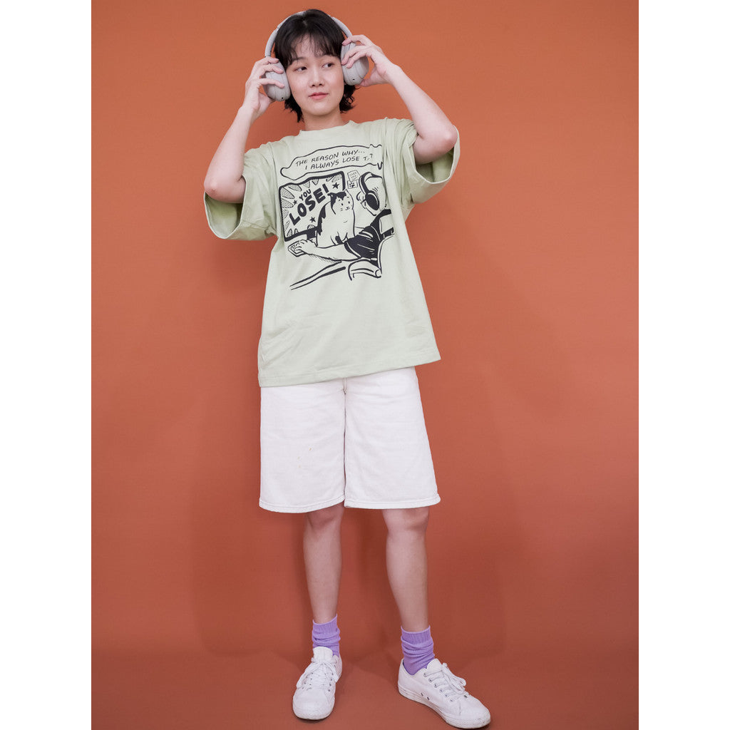 Strayandcool "GG EZ" Oversized T-shirt