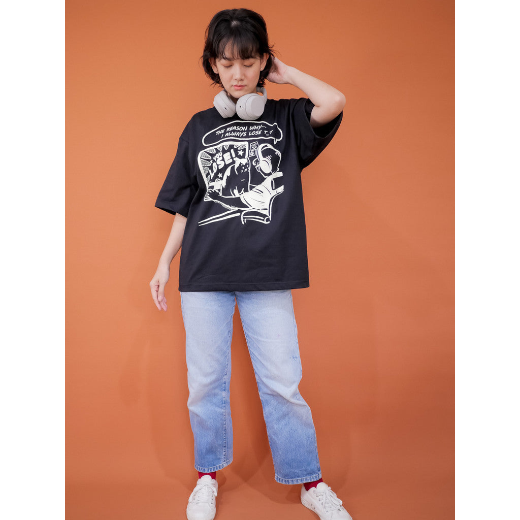 Strayandcool "GG EZ" Oversized T-shirt