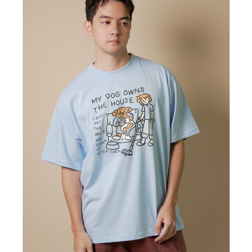 Strayandcool "My dog owns the house" Oversized T-shirt